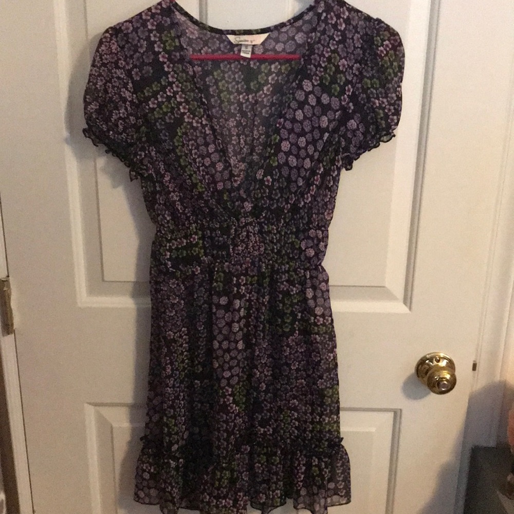 Speechless sheer babydoll dress for layering, small